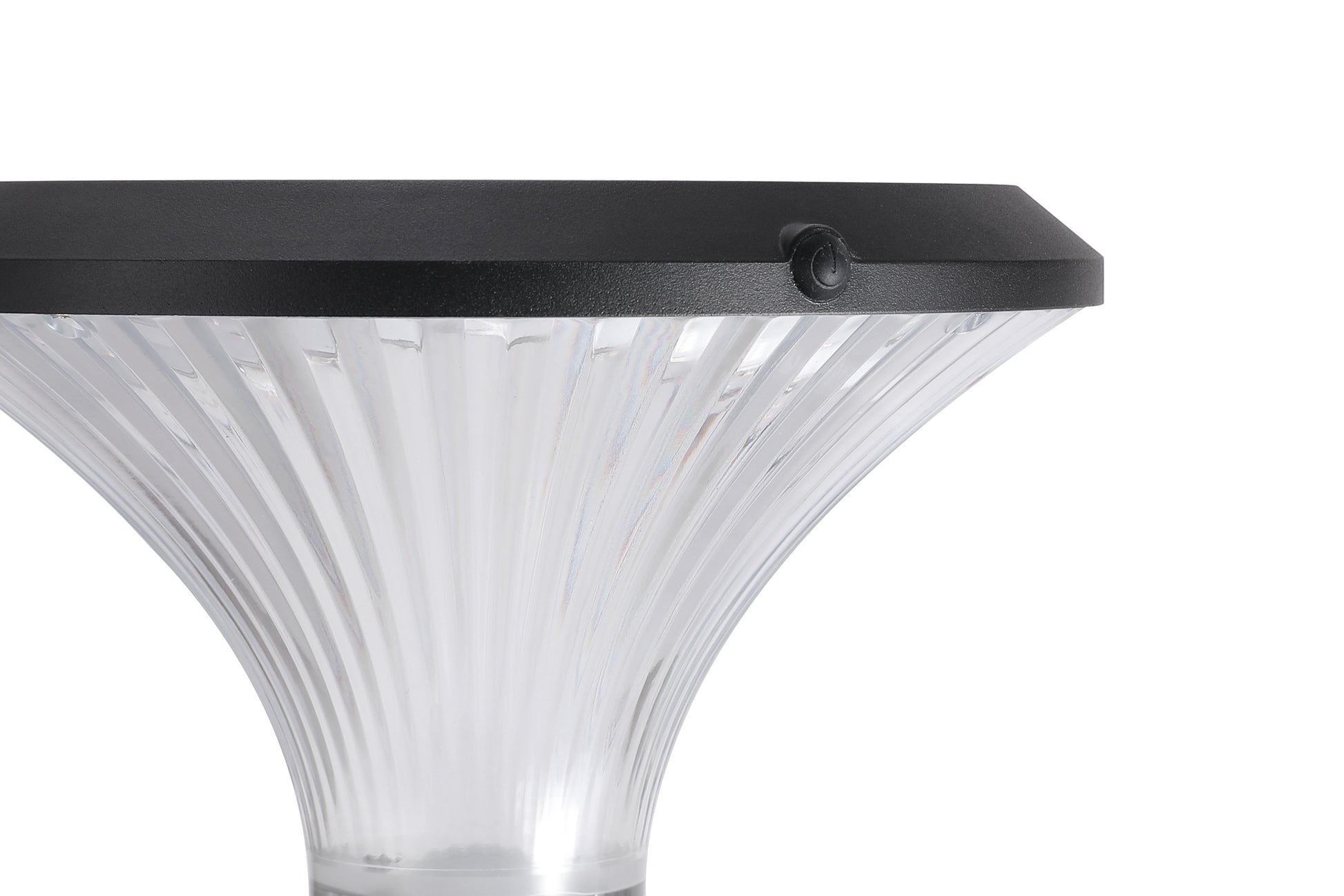 ZTD3002 solar pillar light base mounting detail with round fixed base and screw holes